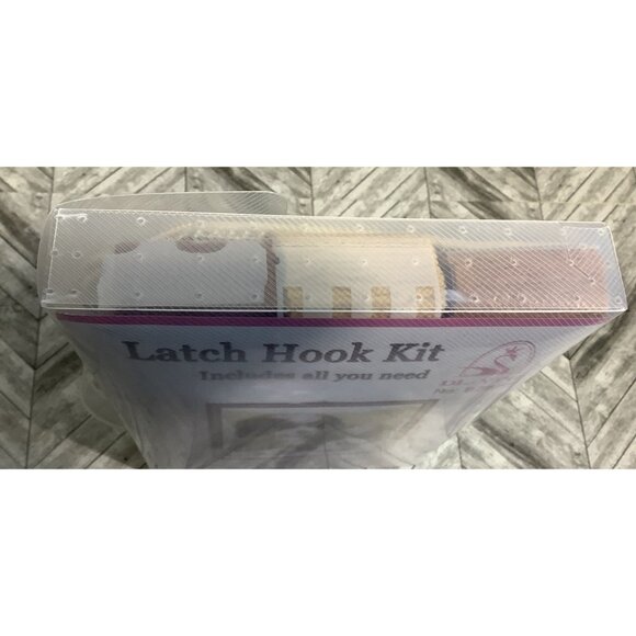 Latch Hook Kit DIY 3 Puppy Pattern Arts And Crafts Needlework 17" x 17" Dogs - Picture 9 of 10